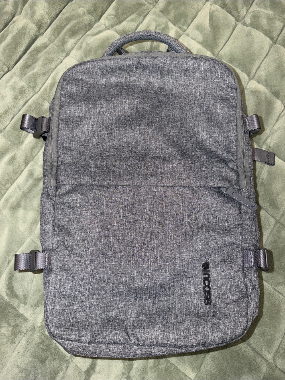 Incase EO Heather Gray Expandable Carry on Travel Backpack